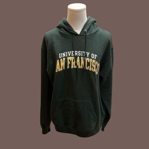 Champion University of San Francisco Green Pullover Hoodie Size M